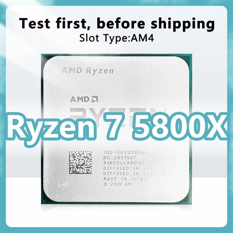 Ryzen 7 5800X CPU 7nm 8 ھ 16 , 3.8GHz 32MB 105W μ  AM4, A520 ũž  R7 5800X 